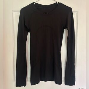 Lululemon Black Swiftly Tech Long Sleeve Top